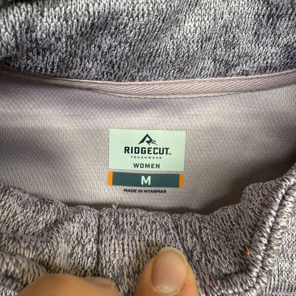 ✅ Womens M Ridgecut Toughwear Full Zip Fleece Jacket/Sweater Outdoor Hiking Gear - Picture 3 of 13